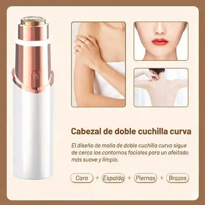 Depiladora Facial KAPHIO 2 en 1: Piel de Porcelana Sin Dolor ni Irritación al Instante