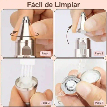 Depiladora Facial KAPHIO 2 en 1: Piel de Porcelana Sin Dolor ni Irritación al Instante