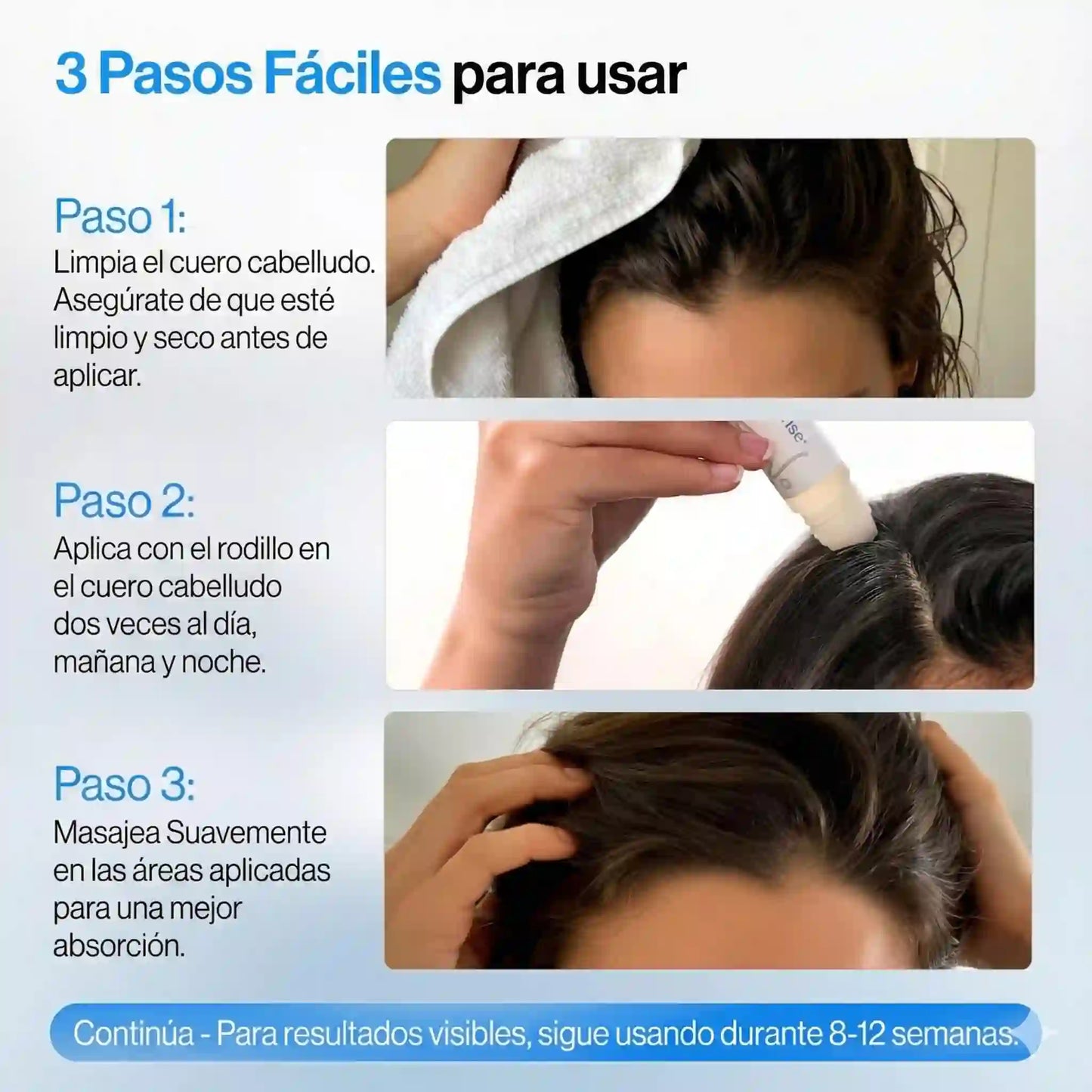 Roll-On Revitalizante Bodywise con Romero y Redensyl: Recuperá la densidad de tu cabello sin enchastres.