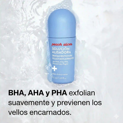 Peach Slices Smoothing Solution: Tu secreto para una piel libre de vellos encarnados.