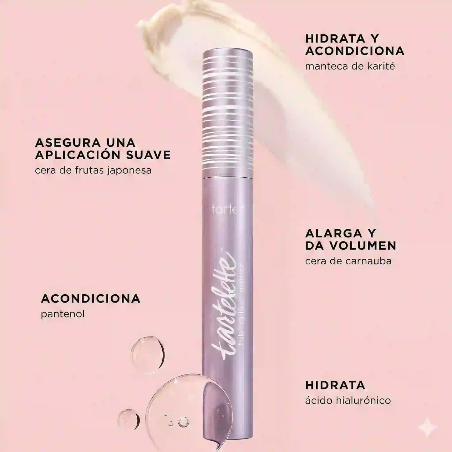 Tarte Lash Cocktail: El Dúo para unas Pestañas con Volumen Extremo. Combo incluye: blanca (alargadora) y negra (tinte).
