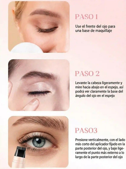 Guía de Silicona "Mirada Perfecta": Tu Aliado para un Delineado Profesional con solo 2 toques