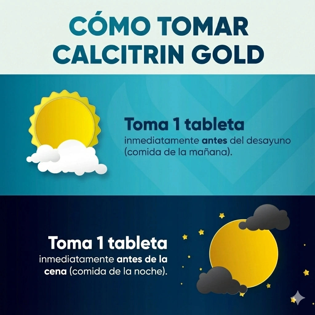 Calcitrin Gold Suplemento dietético, refuerzo de movilidad, 60 tabletas