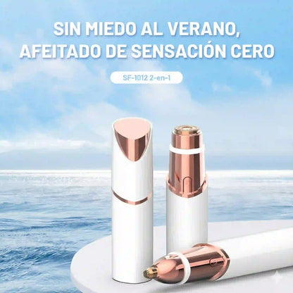 Depiladora Facial KAPHIO 2 en 1: Piel de Porcelana Sin Dolor ni Irritación al Instante
