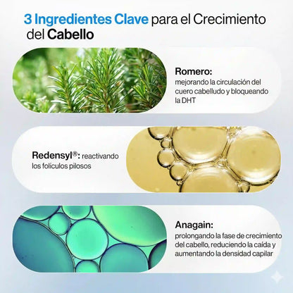 Roll-On Revitalizante Bodywise con Romero y Redensyl: Recuperá la densidad de tu cabello sin enchastres.