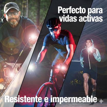 GUANTES CON LUZ LED RECARGABLE