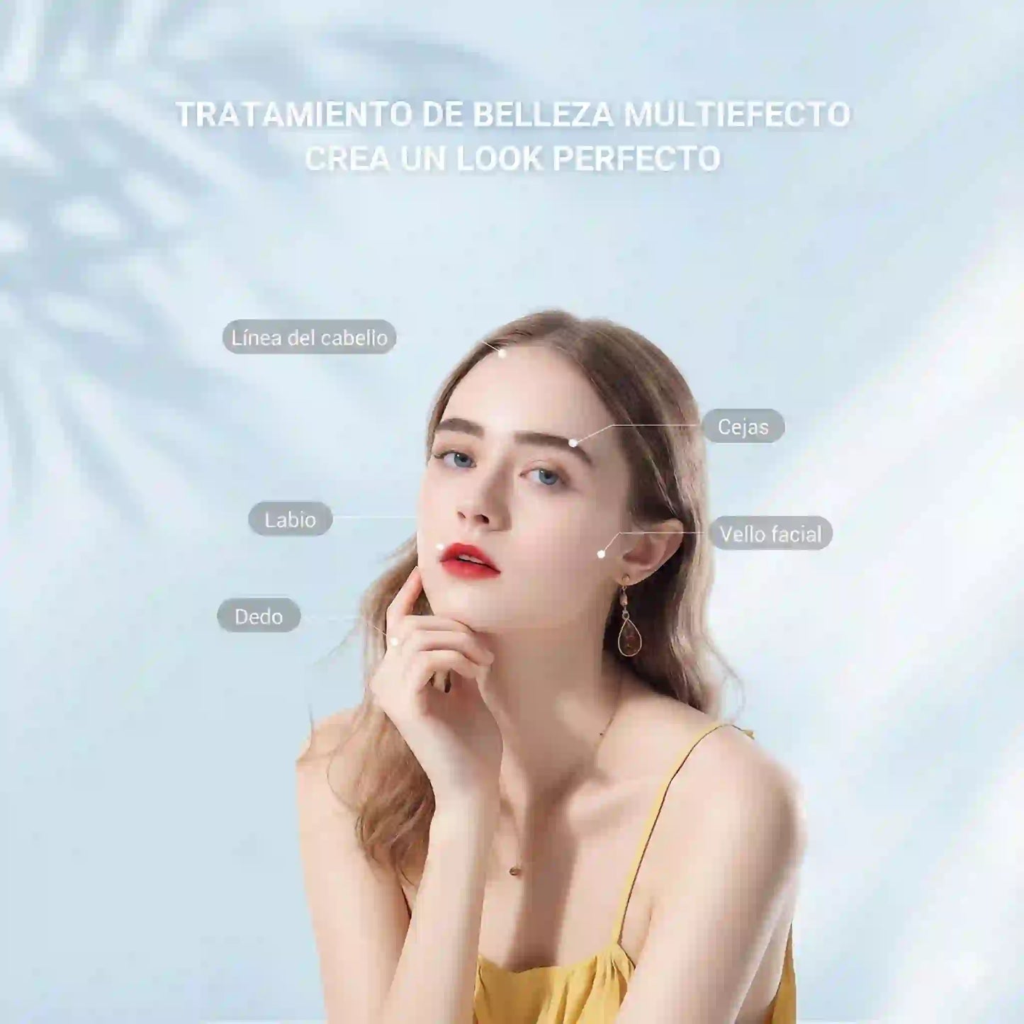 Depiladora Facial KAPHIO 2 en 1: Piel de Porcelana Sin Dolor ni Irritación al Instante