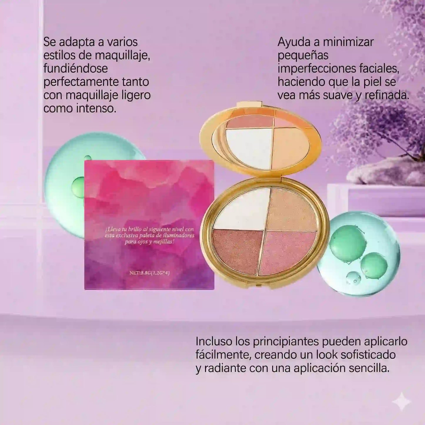 Tarte Glow Wardrobe Eye & Cheek: El secreto para un rostro iluminado y fresco en un solo estuche.