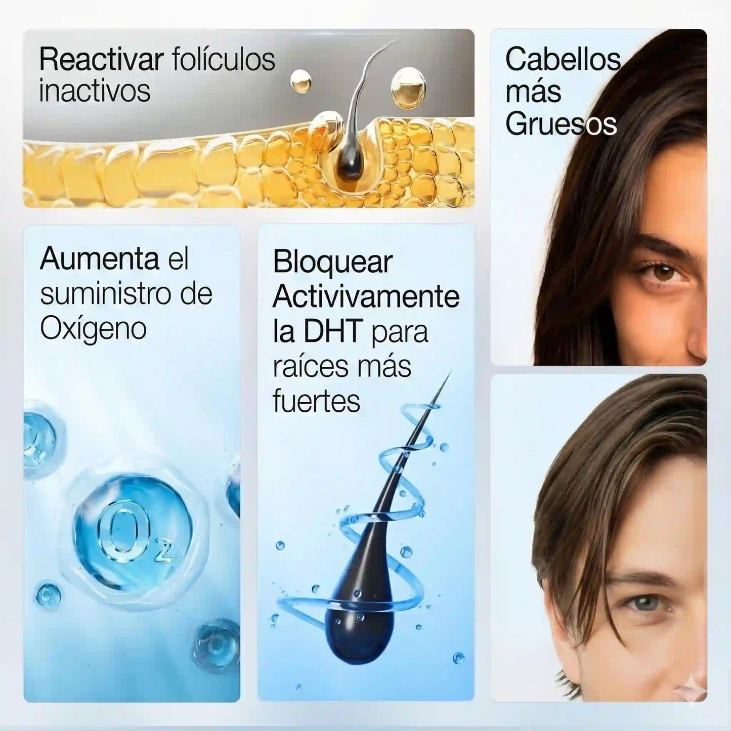 Roll-On Revitalizante Bodywise con Romero y Redensyl: Recuperá la densidad de tu cabello sin enchastres.