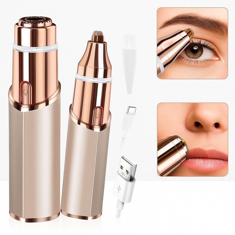 Depiladora Facial KAPHIO 2 en 1: Piel de Porcelana Sin Dolor ni Irritación al Instante